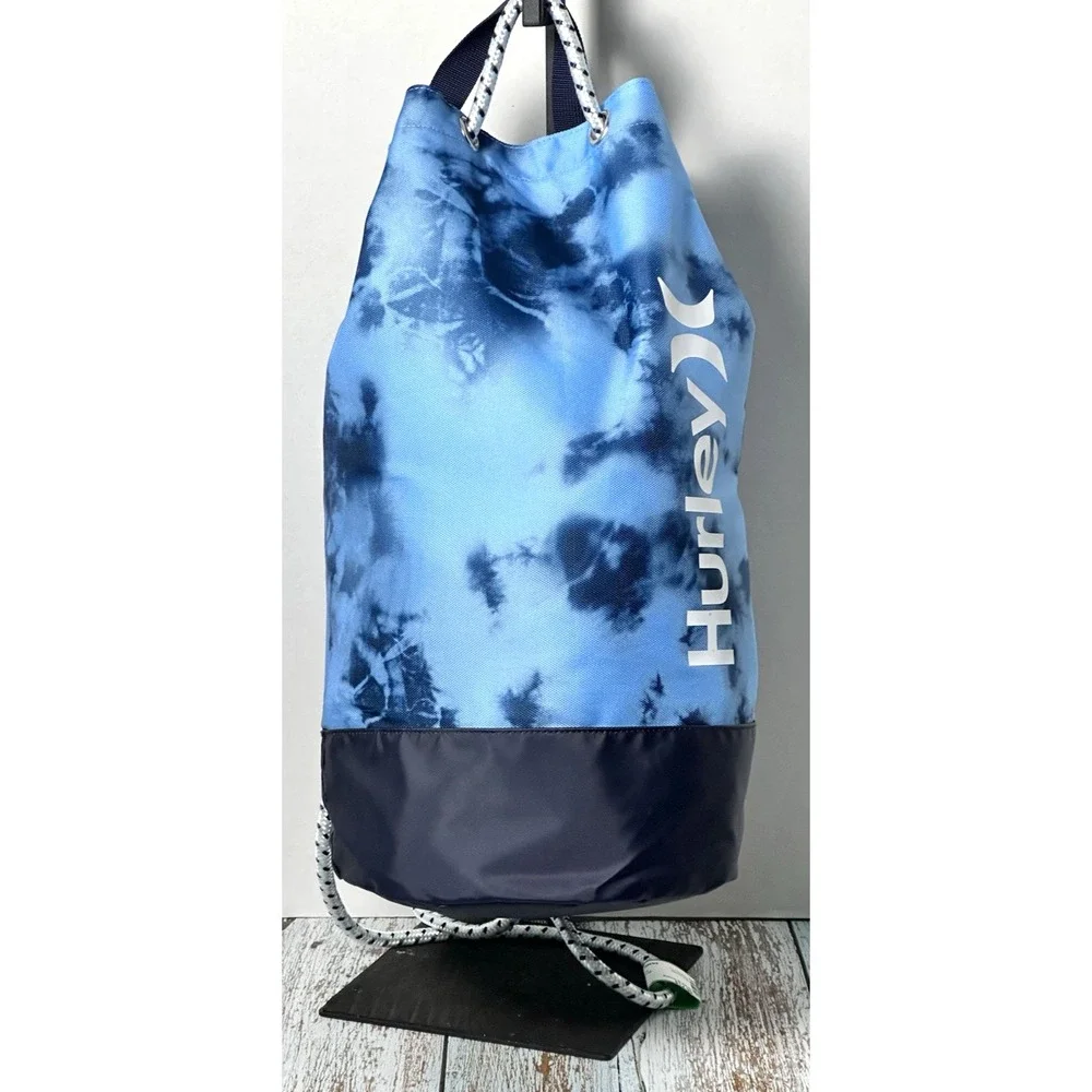 Gym Bag by Hurley Men's One and Only Drawstring Bag, Blue‎ Gaze 19